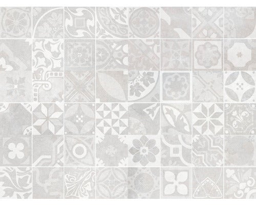 Fliesen mit verschiedenen Mustern