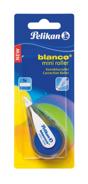 Pelikan blanco® mini roller, Korrekturroller, 4,2 mm Bandbeite, 6 m Länge