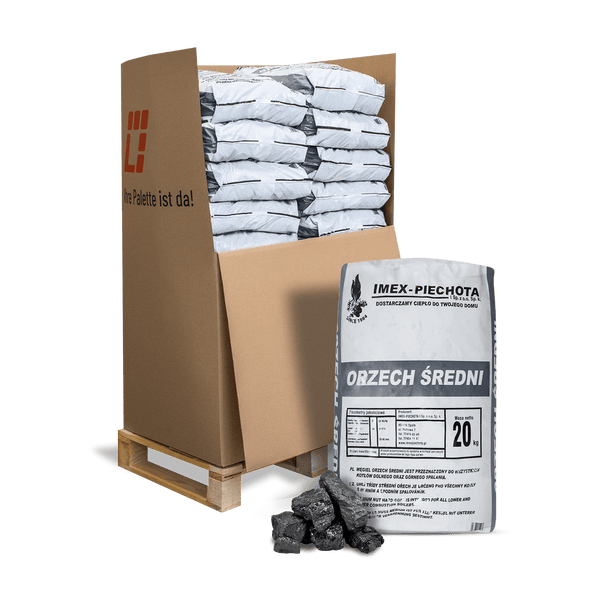 Mehrere Brocken Steinkohle auf einem Haufen.