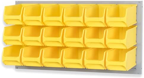 PROREGAL Trägersystem Graue Systemplatte für Sichtlagerboxen HxBxT 50 x 100 x 2 cm Trägerplatte Wandhalterung Kleinteileaufbewahrung