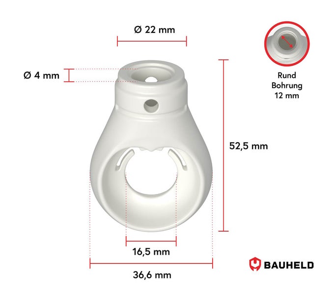 Bauheld Produkt mit Maßangaben