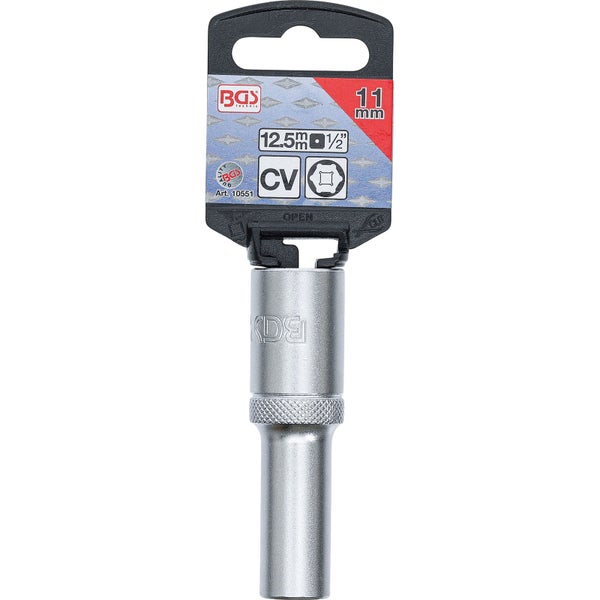 BGS technic Steckschlüssel-Einsatz, 11 mm, 12.5 mm Antrieb