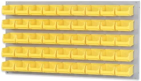 PROREGAL Trägersystem Graue Systemplatte für Sichtlagerboxen HxBxT 50 x 100 x 2 cm Trägerplatte Wandhalterung Kleinteileaufbewahrung