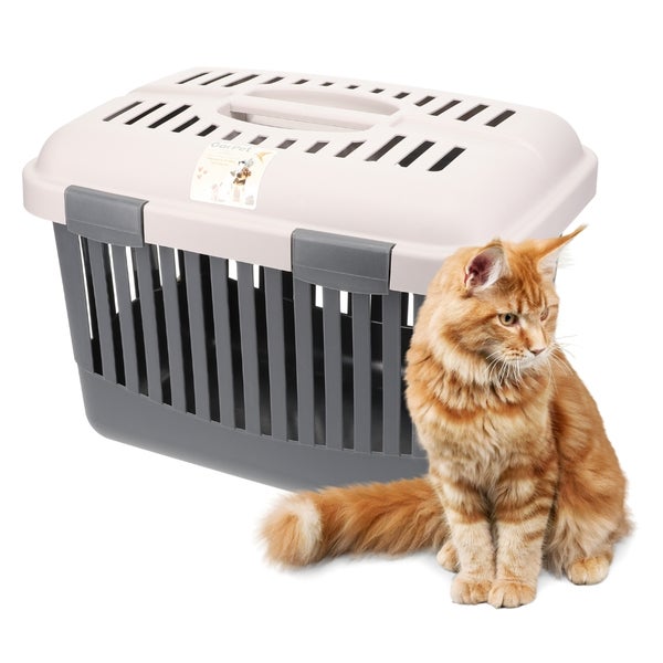 Transportbox Oben Öffnen Hunde Katzen Kleintier Transport Box Katzenbox Hundebox Open Top Stressfrei Dachöffnung