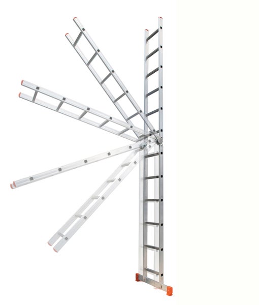 Aluminium Mehrzweckleiter mit Gelenkfunktion