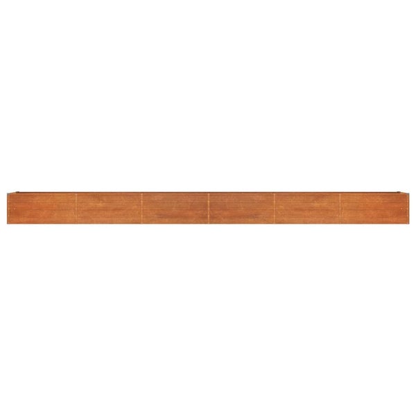 Hochbeet Rostig 600x80x45 cm Cortenstahl