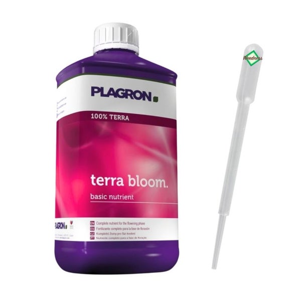 Plagron Terra Bloom 5 Liter – Spezieller Blütedünger für üppige Blüten, vielseitig einsetzbar mit Pipette für optimale Erträge bei Grow, Tomaten & Orchideen