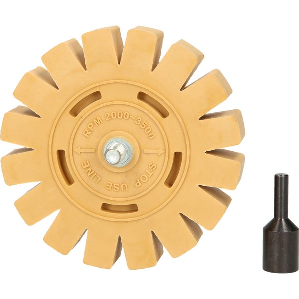 KS TOOLS Folienradierer mit Lamellen - 515.1247