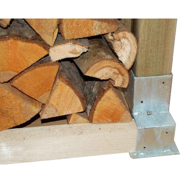 2x Holzstapelhilfe Stapelhilfe Holzstapelhalter Brennholz Kaminholzregal
