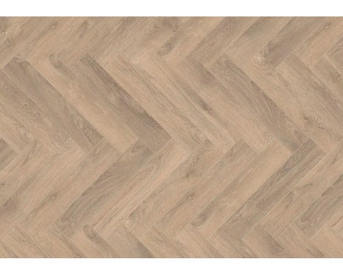 Verlegung von Laminatboden im Fischgrätmuster