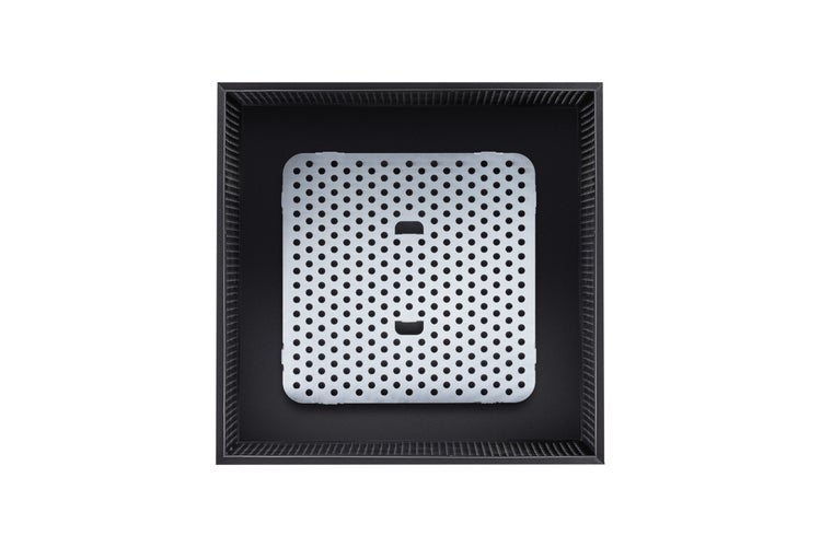 The Favilla Fireplace Feuerschale Schwarz – Feuerstelle aus Stahl mit Pulverbeschichtung – 55 x 55 x 37 cm – modern & wetterfest – vormontiert & sofort nutzbar – 16 kg – für Garten & Terrasse