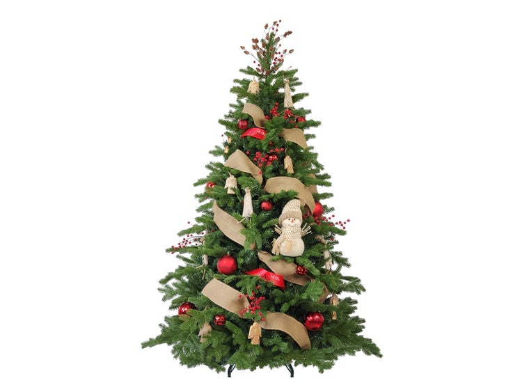 LAALU Set Weihnachtskugeln 105 Stück in Luxusbox SECRET OF THE FOREST für Weihnachtsbäume 240-270 cm