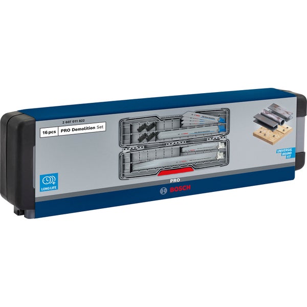 Bosch PRO Tough Box Demolition Blatt-Set 16-tlg. - 2607011822