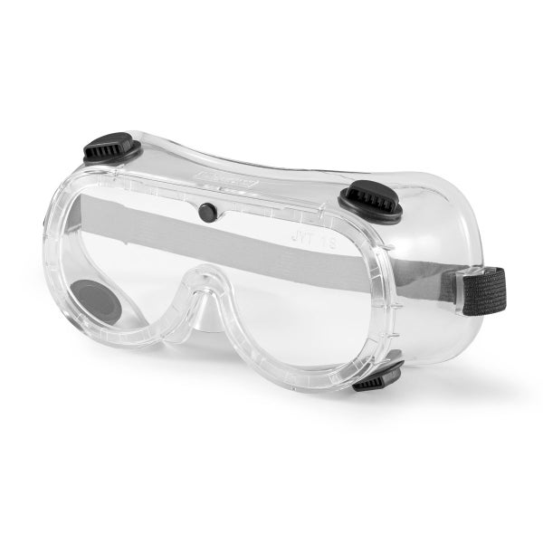 STAHLWERK Schutzbrille Korbbrille Überbrille mit flexiblem Halteband 3er Set