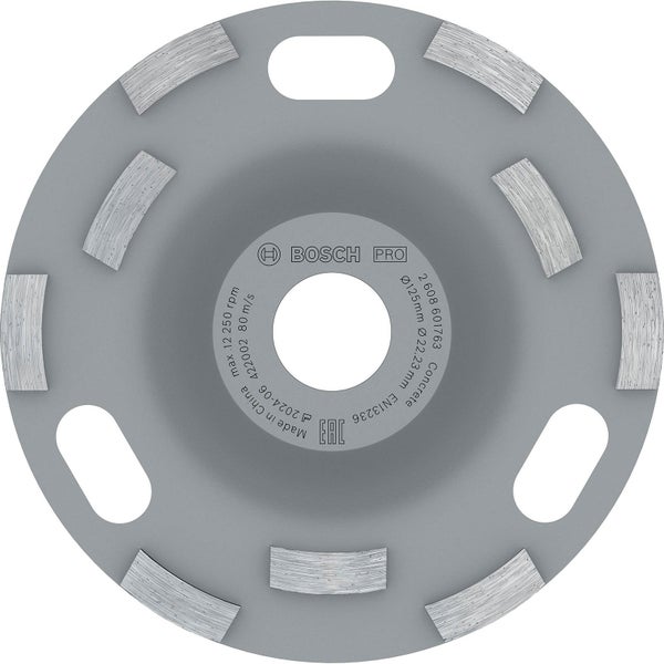 Bosch PRO Concrete Schleifkopf 50 x 125 mm 22,23 mm - 2608601763