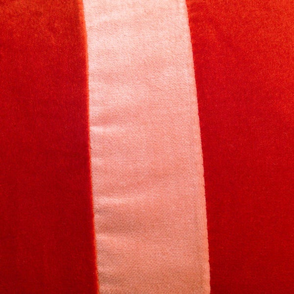 Pippa Kissenbezug - Gestreift 30x50 cm, Rot