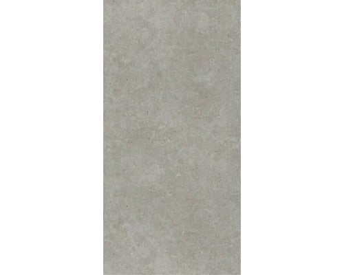 Rechteckige Feinsteinzeugfliese mit Steinoptik.