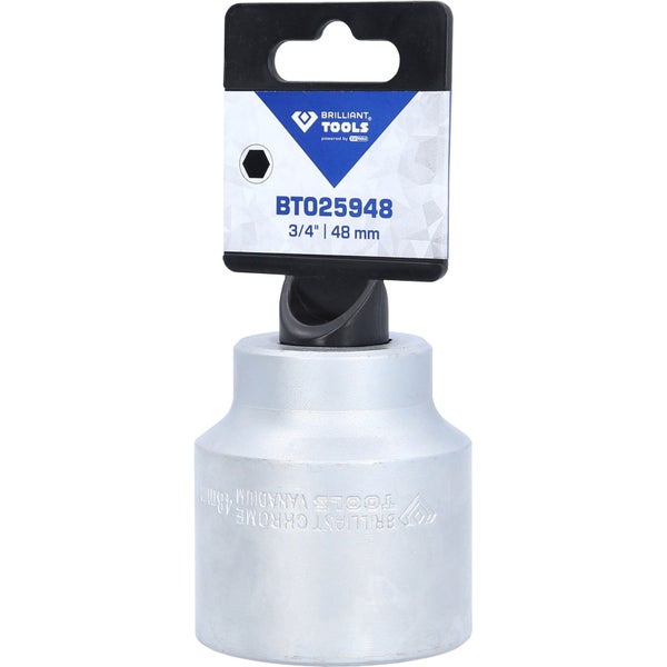 BRILLIANT TOOLS 3/4 Sechskant-Stecknuss 48 mm - BT025948