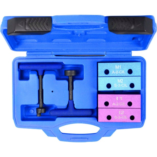 Werkzeugsatz im blauen Gehäuse