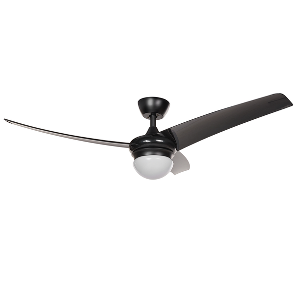 Deckenventilator mit Licht JIBOA mit Fernbedienung Schwarz