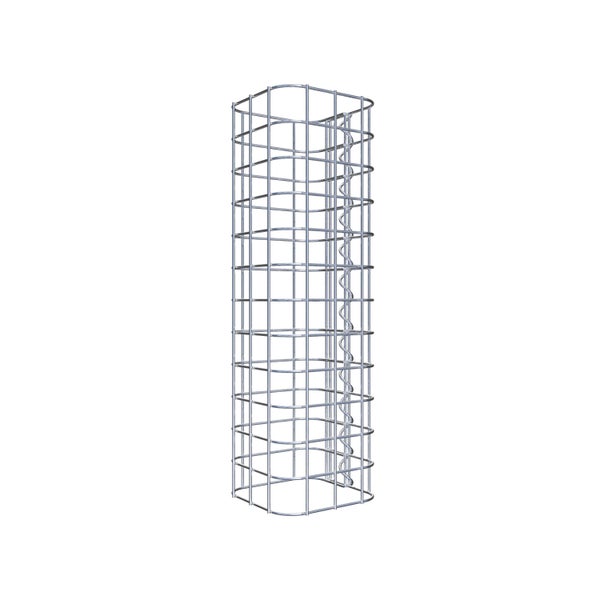Gabionensäule 17 x 17 cm, MW 5 x 5 cm eckig - Höhe: 0,60 m