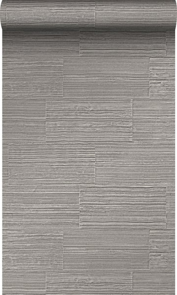 Origin Wallcoverings Tapete Steinoptik Taupe - 53 cm x 10.05 m - 347573