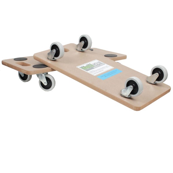 Möbelroller aus Holz im Set