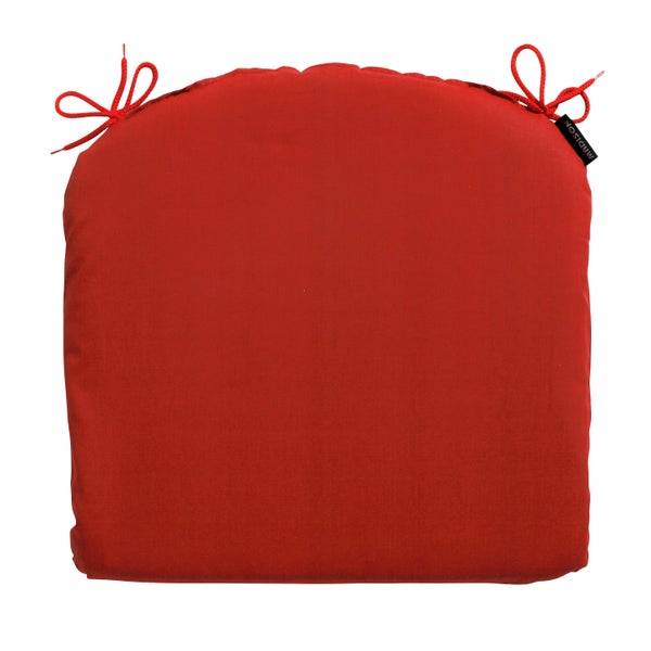 Sitzkissen Basic rot - Ca. 46x48 cm - 4er-Set