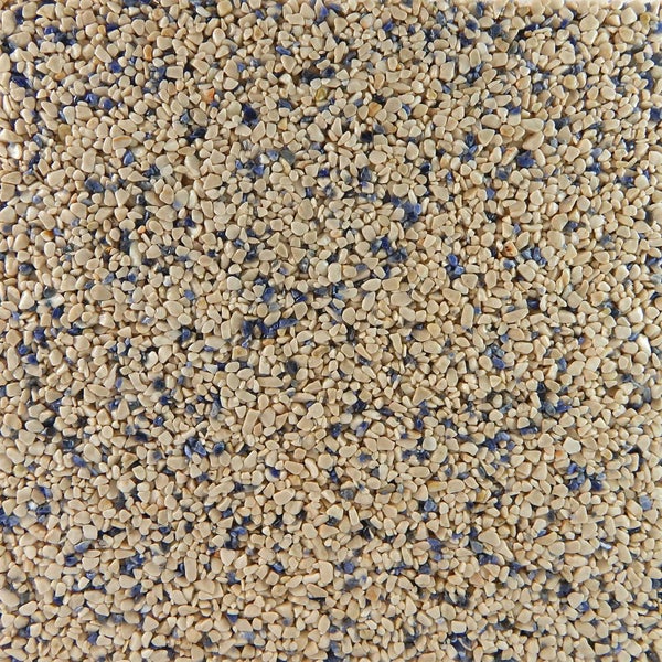 Terralith Edelsteinteppich Sodalith / Crema 1 qm  -außen-