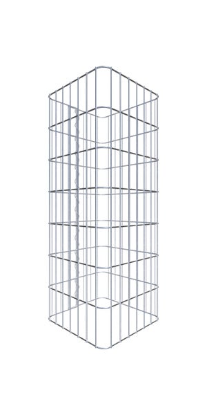 Gabionensäule 37 x 37 cm, MW 5 x 10 cm eckig - Höhe: 0,70 m