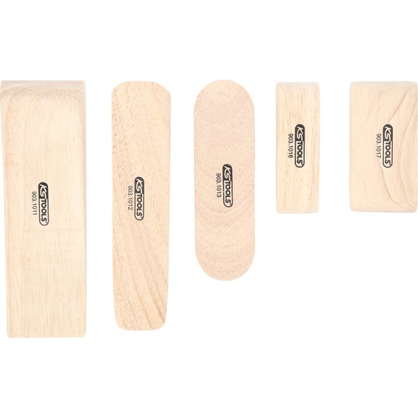 Fünf Holzspachtel von KS Tools