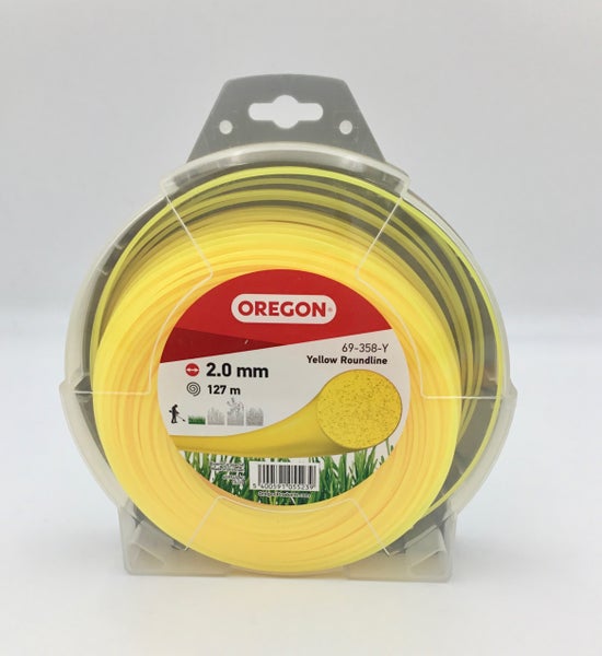 OREGON Mähfaden, Trimmerfaden Gelb Roundline - 2,0 mm x 127 m (69-358-Y)