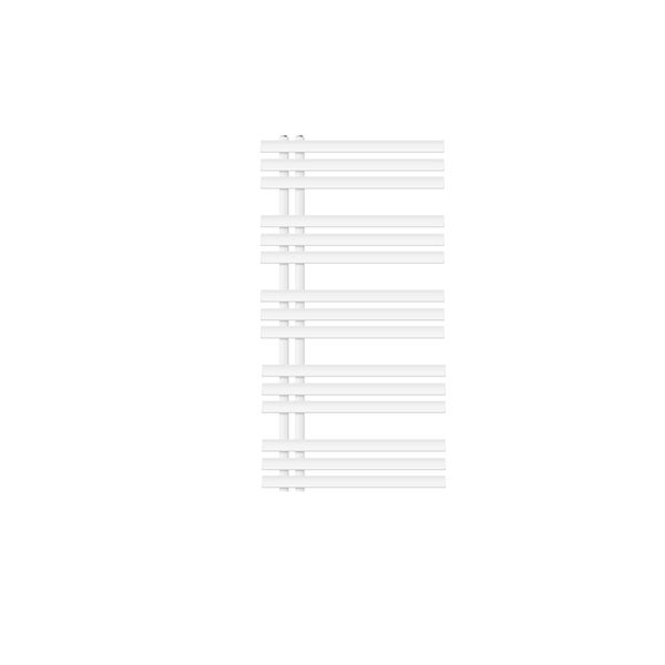 LuxeBath Design Badheizkörper Iron EM 600 x 1200 mm, Weiß, Designheizkörper Paneelheizkörper Flachheizkörper Heizkörper Handtuchwärmer Handtuchtrockner Bad/Wohnraum Heizung, inkl. Montage-Set