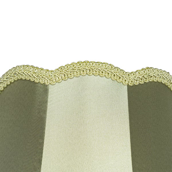 Stofflampenschirm grün 30 cm - Oma