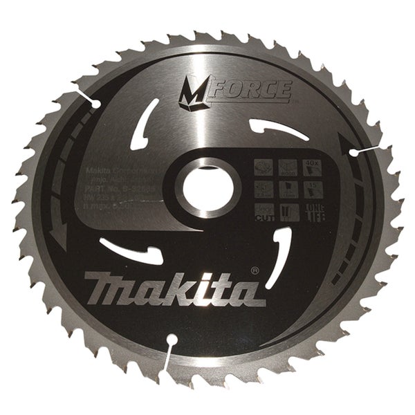 Makita M-FORCE Sägeblatt 235x30x40Z - B-32085