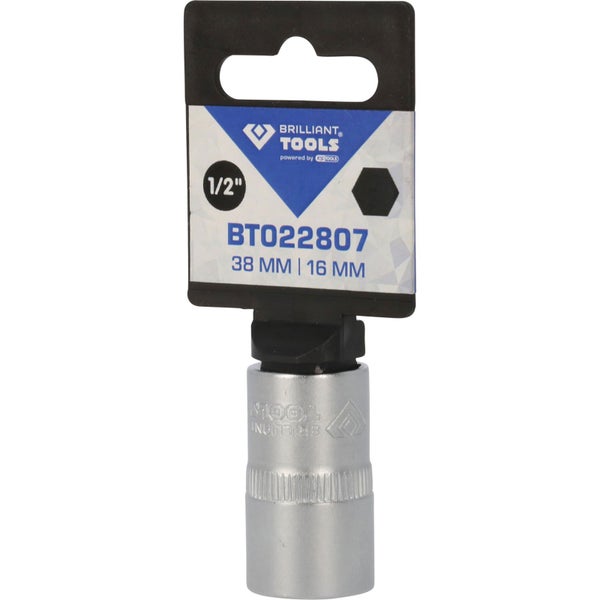 BRILLIANT TOOLS 1/2 Sechskant-Stecknuss 16 mm - BT022807