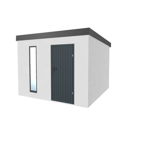 Gartenhaus mit Tür und Fenster