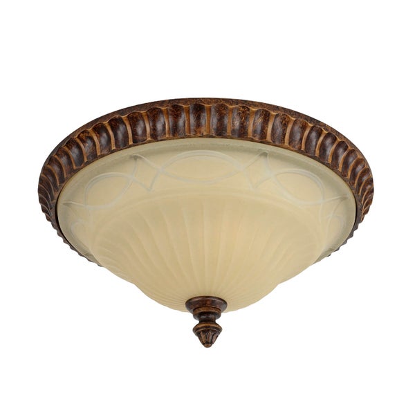 Deckenleuchte mit Glasschirm