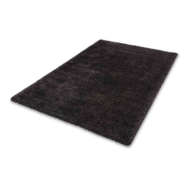 Hochflor-Teppich Shaggy, rechteckig, Anthrazit