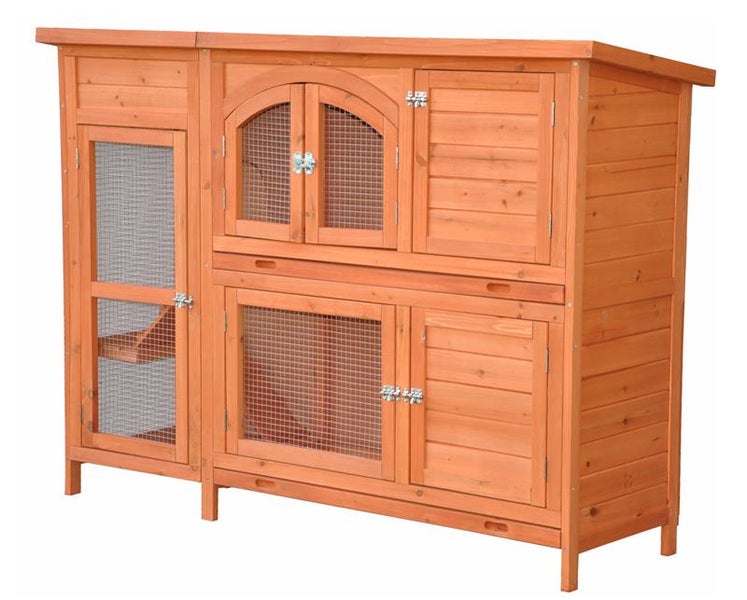 Hasenstall Kaninchenstall XL Jumbo natur