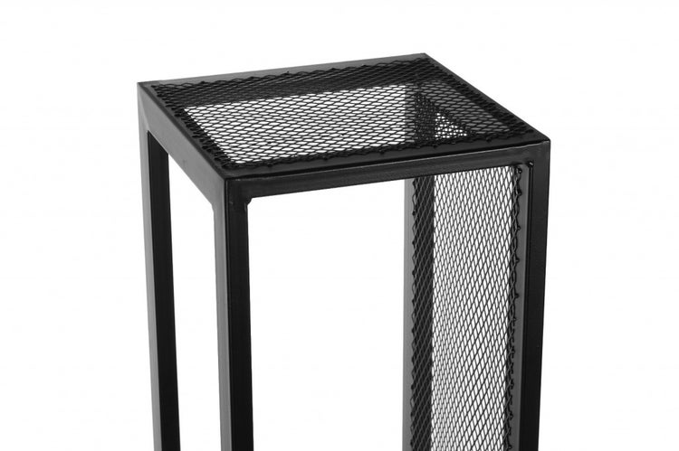 Metall Pflanzenhocker mit Gitterablage