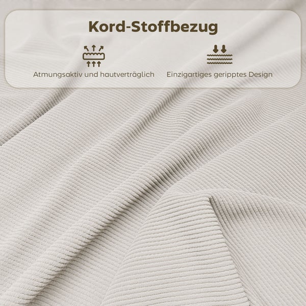 Dekorativer Kamin mit Überhitzungsschutz neben schlafender Frau