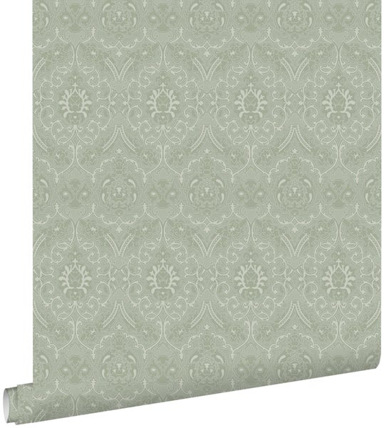 ESTAhome Tapete Ornamente Mintgrün - 50 x 900 cm - 139640