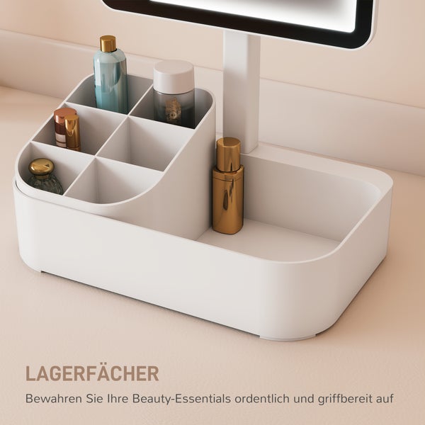 Drei Spiegel mit einstellbarer Helligkeit zur Auswahl