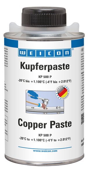 WEICON Kupferpaste | Schmier- und Trennmittelpaste auf Kupferbasis | 0,5 kg | kupfer