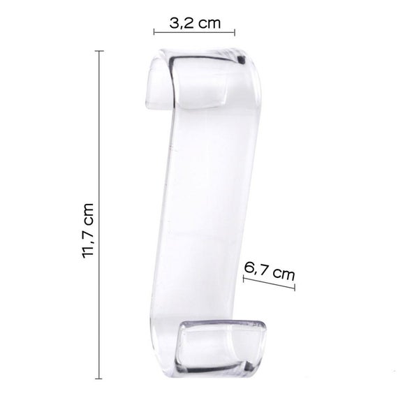 Dekorative Laterne mit Winterwaldmotiv, 60 cm hoch