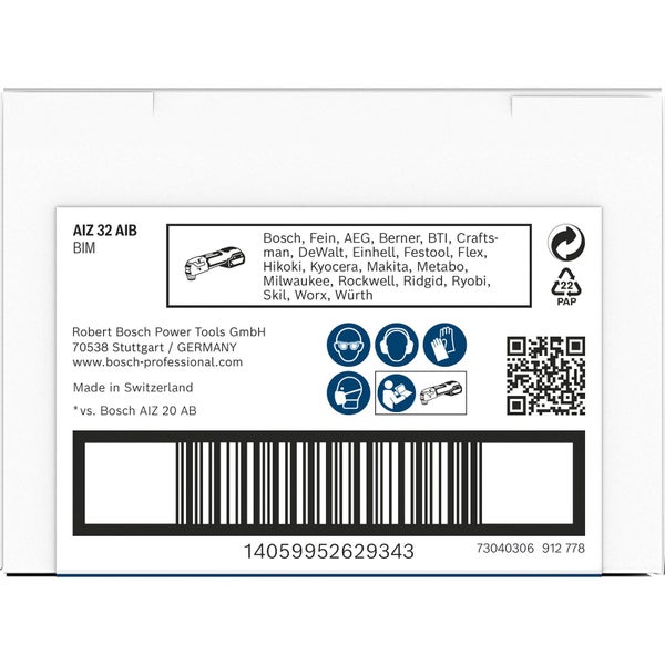 Bosch PRO AIZ 32 AIB Blatt für Multifunktionswerkzeuge 32 x 50 mm - 2608669077