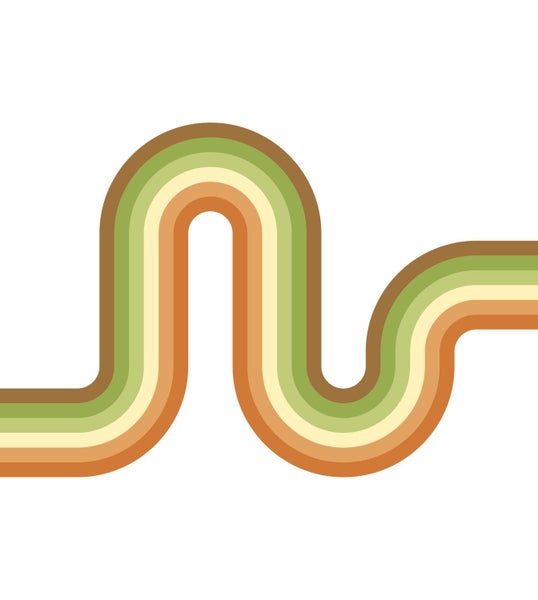 Abstraktes Muster mit geschwungenen Linien