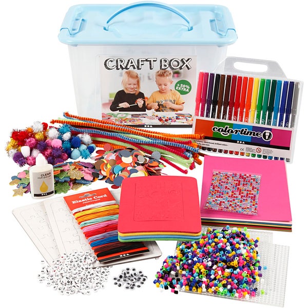 Creativ Company DIY Sets Basisversion Hobbybox, Sortierte Farben, 1 Stk