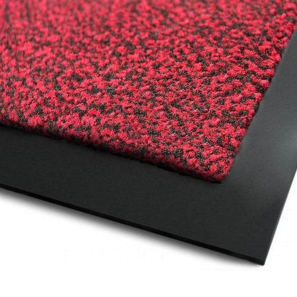 FLOORDIREKT Schmutzfangmatte SKY - Türvorleger für innen und außen - Rutschfest - 90  x 120 cm - Rot
